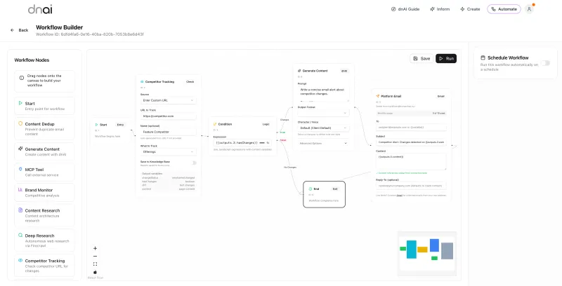 Workflow builder